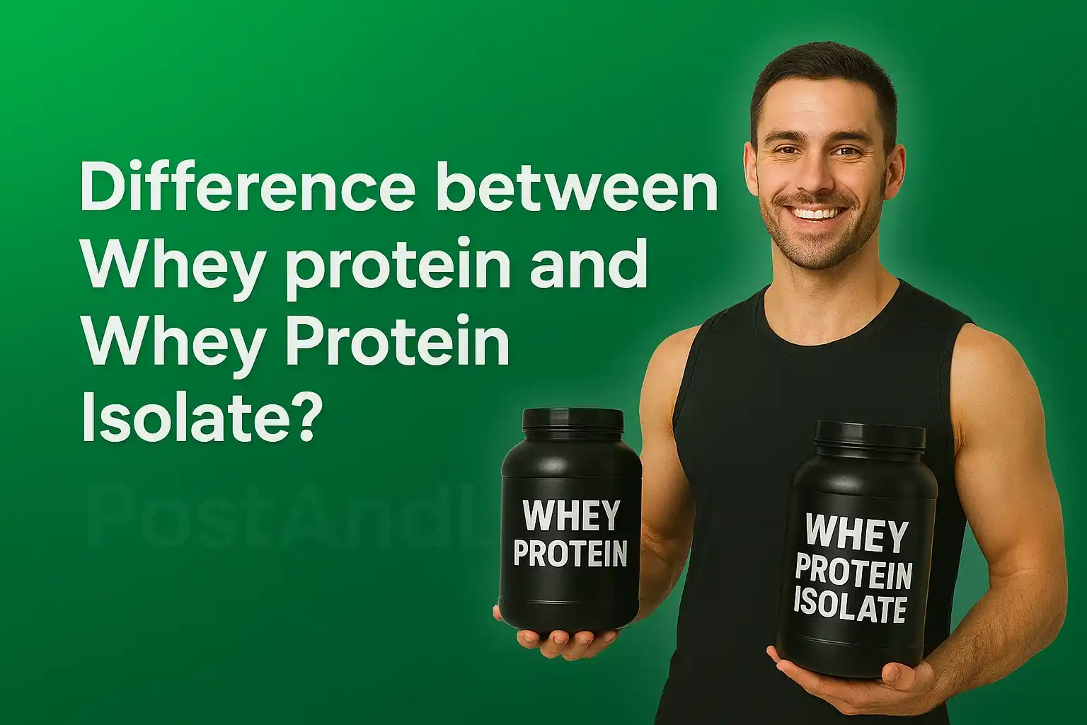 Difference between Whey protein and Whey Protein Isolate?